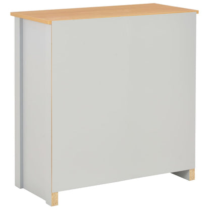 Credenza Grigia 79x35x81 cm - homemem39