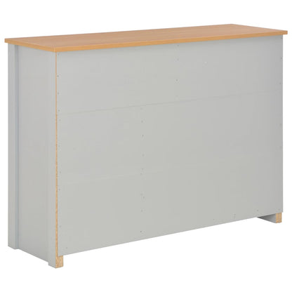 Credenza Grigia 112x35x81 cm - homemem39