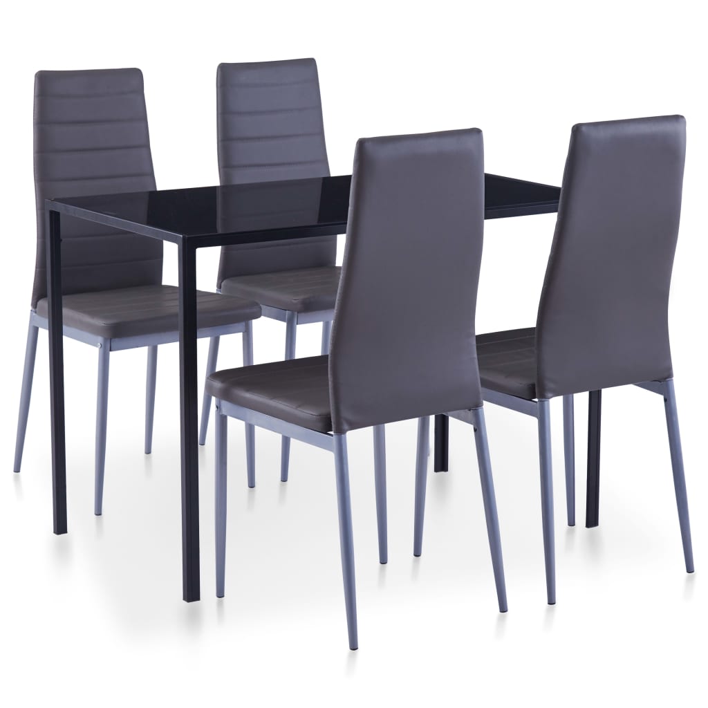 Set da Pranzo 5 pz Grigio - homemem39