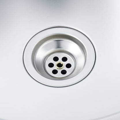 Lavello da Cucina con Filtro e Sifone in Acciaio Inox - homemem39