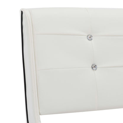 Giroletto Bianco in Similpelle 90x200 cm - homemem39