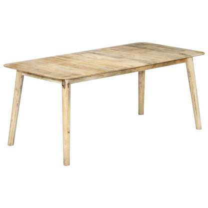 Tavolo da Pranzo 180x90x76 cm in Legno Massello di Mango - homemem39