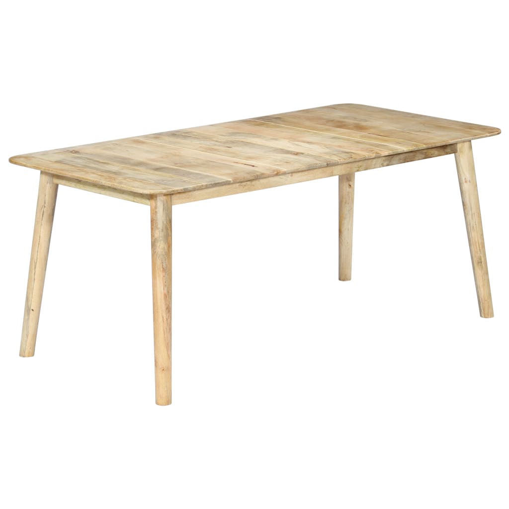 Tavolo da Pranzo 180x90x76 cm in Legno Massello di Mango - homemem39