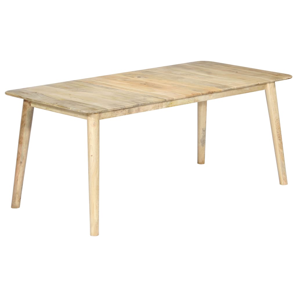 Tavolo da Pranzo 180x90x76 cm in Legno Massello di Mango - homemem39