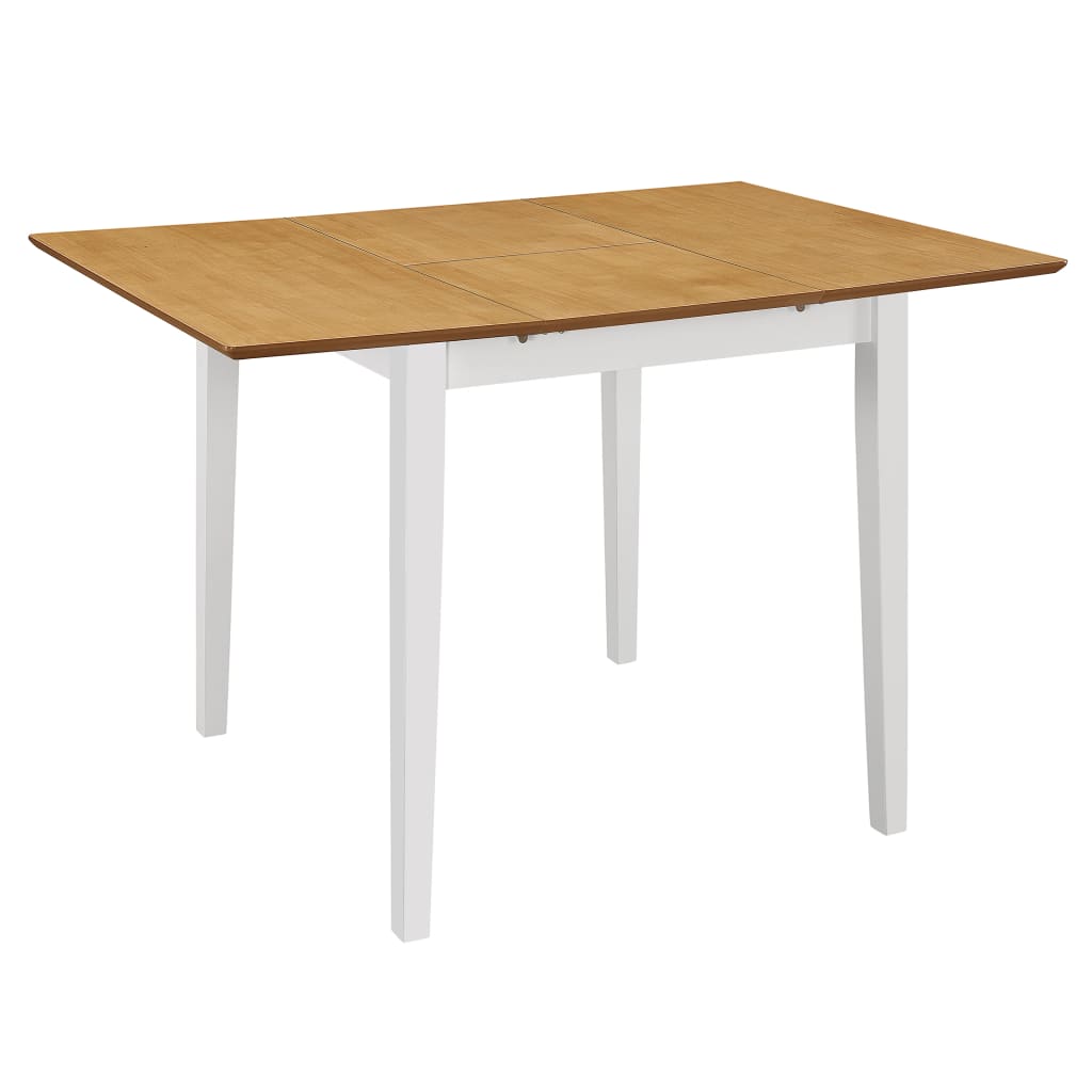 Set da Pranzo 3 pz in MDF Bianco - homemem39