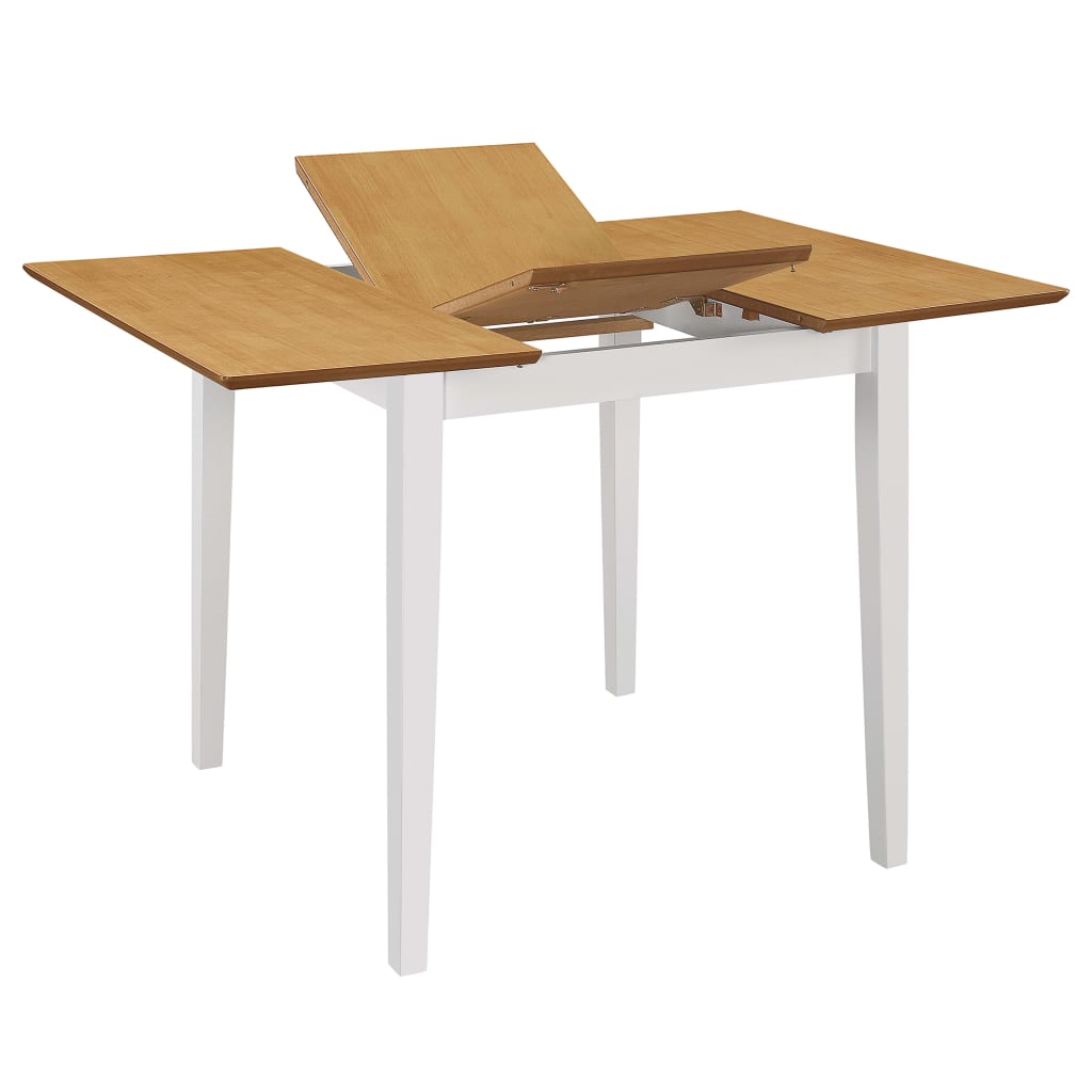 Set da Pranzo 3 pz in MDF Bianco - homemem39