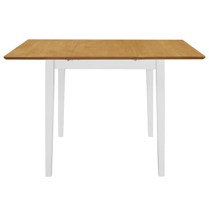 Set per Sala da Pranzo 5 pz in MDF Bianco - homemem39