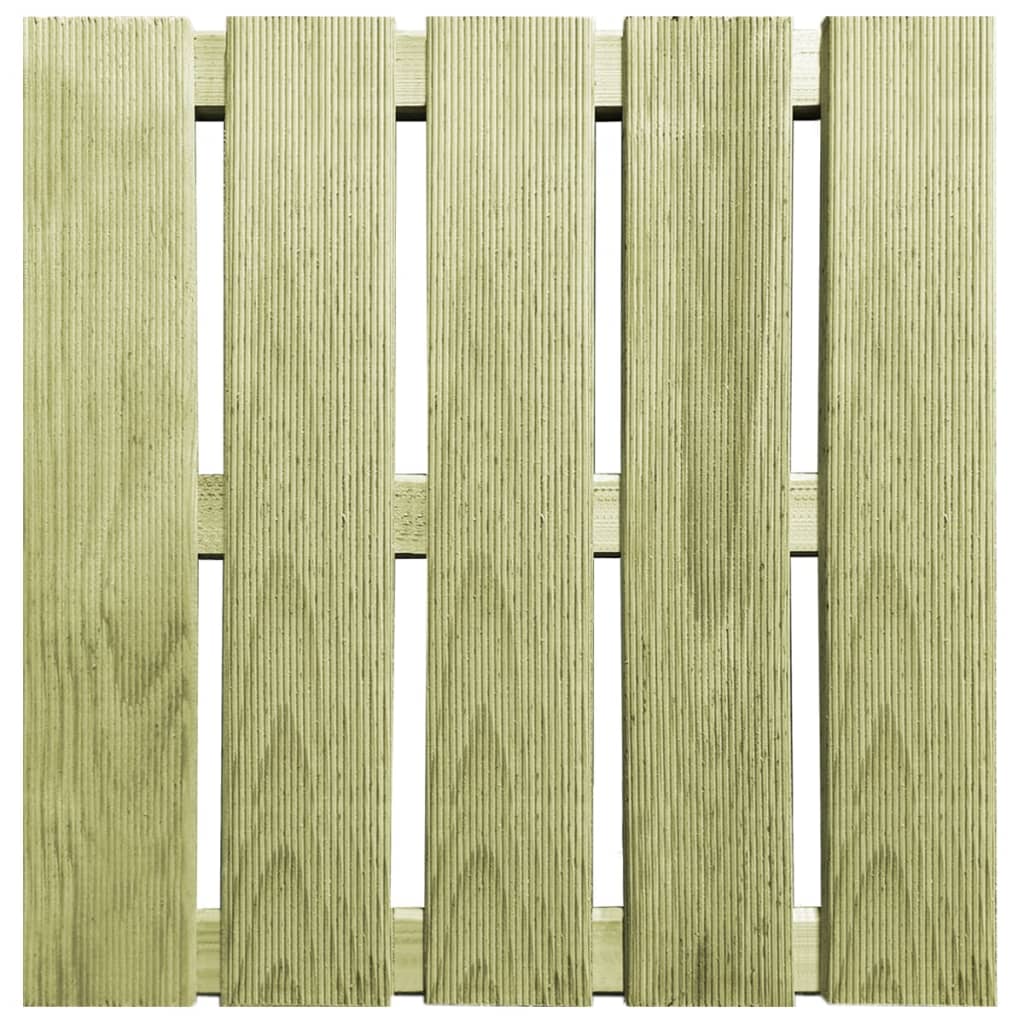 Piastrelle per Esterni 12 pz 50x50 cm in Legno Verde - homemem39