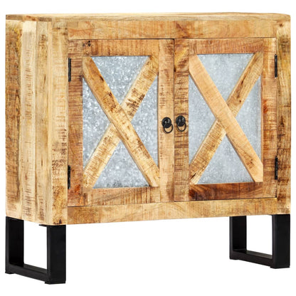 Credenza 80x30x76 cm in Legno Massello di Mango - homemem39