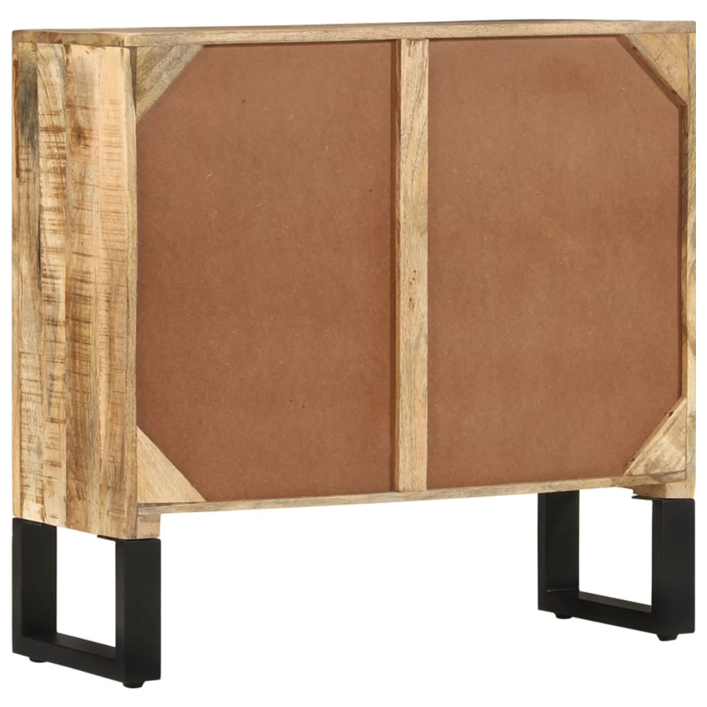 Credenza 80x30x76 cm in Legno Massello di Mango - homemem39