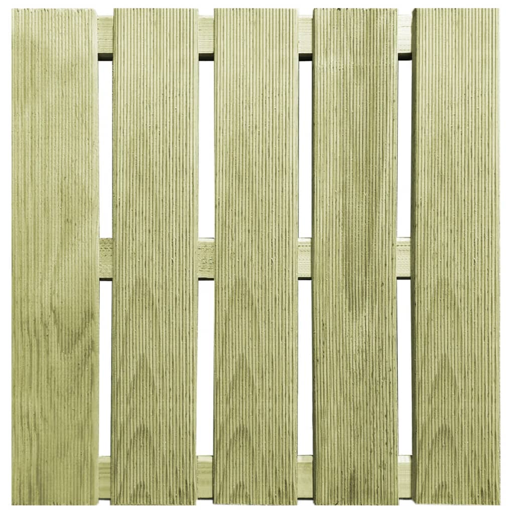 Piastrelle per Decking 24 pz 50x50 cm in Legno Verde - homemem39