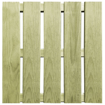 Piastrelle per Decking 30 pz 50x50 cm in Legno Verde - homemem39