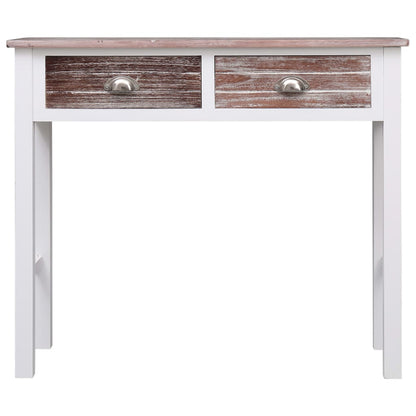 Tavolo Consolle Marrone 90x30x77 cm in Legno - homemem39