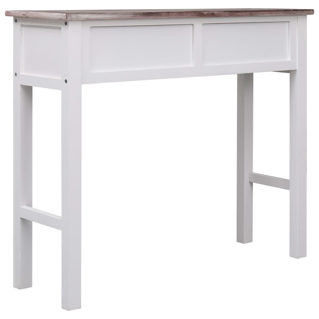 Tavolo Consolle Marrone 90x30x77 cm in Legno - homemem39