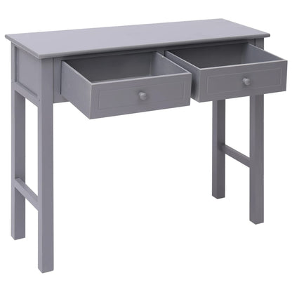 Tavolo Consolle Grigio 90x30x77 cm in Legno - homemem39