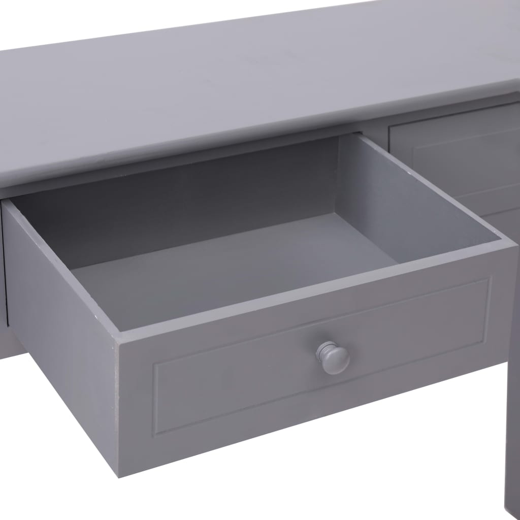 Tavolo Consolle Grigio 90x30x77 cm in Legno - homemem39