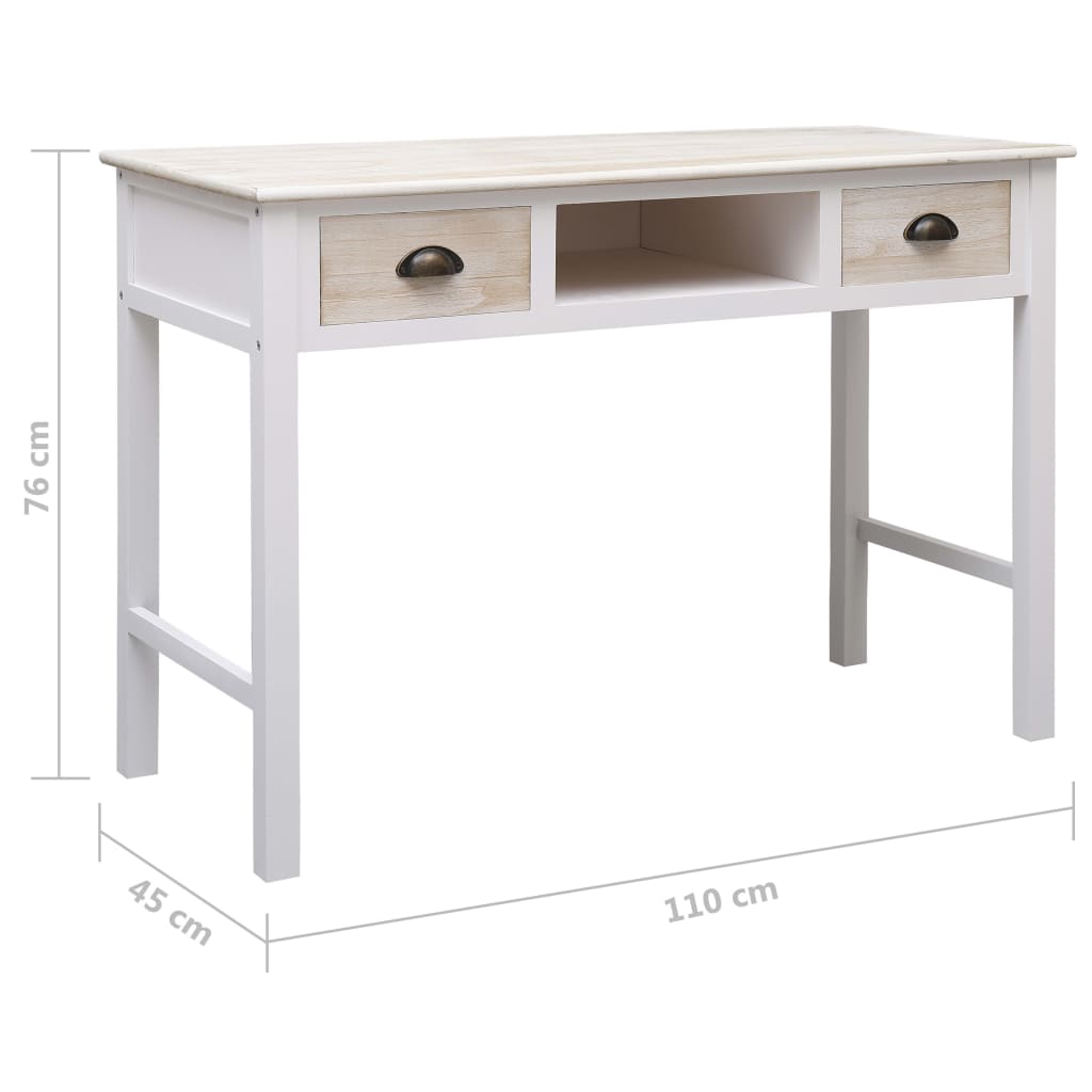 Tavolo Consolle 110x45x76 cm in Legno - homemem39