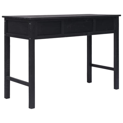 Tavolo Consolle Nero 110x45x76 cm in Legno - homemem39