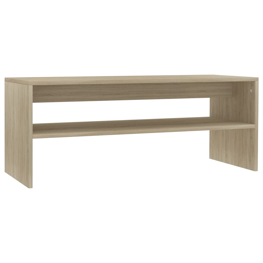 Tavolino da Salotto Rovere Sonoma 100x40x40cm Legno Multistrato - homemem39