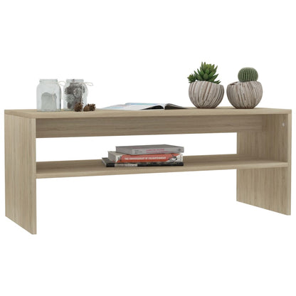 Tavolino da Salotto Rovere Sonoma 100x40x40cm Legno Multistrato - homemem39