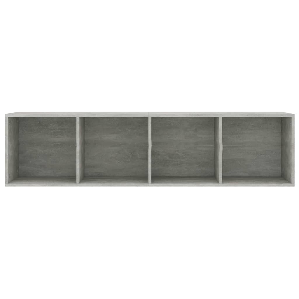 Libreria/Mobile TV Grigio Cemento 36x30x143 cm in Multistrato - homemem39