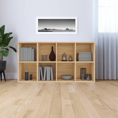 Libreria/Credenza Rovere Sonoma 66x30x130 cm Legno Multistrato - homemem39