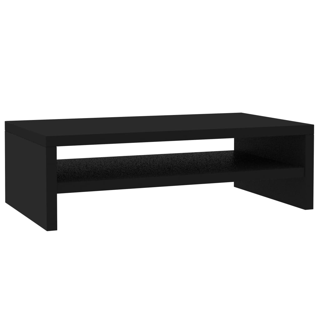 Supporto per Schermo Nero 42x24x13 cm in Truciolato - homemem39