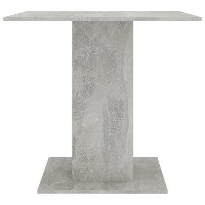 Tavolo da Pranzo Grigio Cemento 80x80x75 cm in Truciolato - homemem39