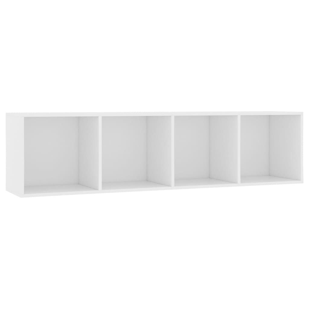 Libreria/Mobile TV Bianco 143x30x36 cm - homemem39