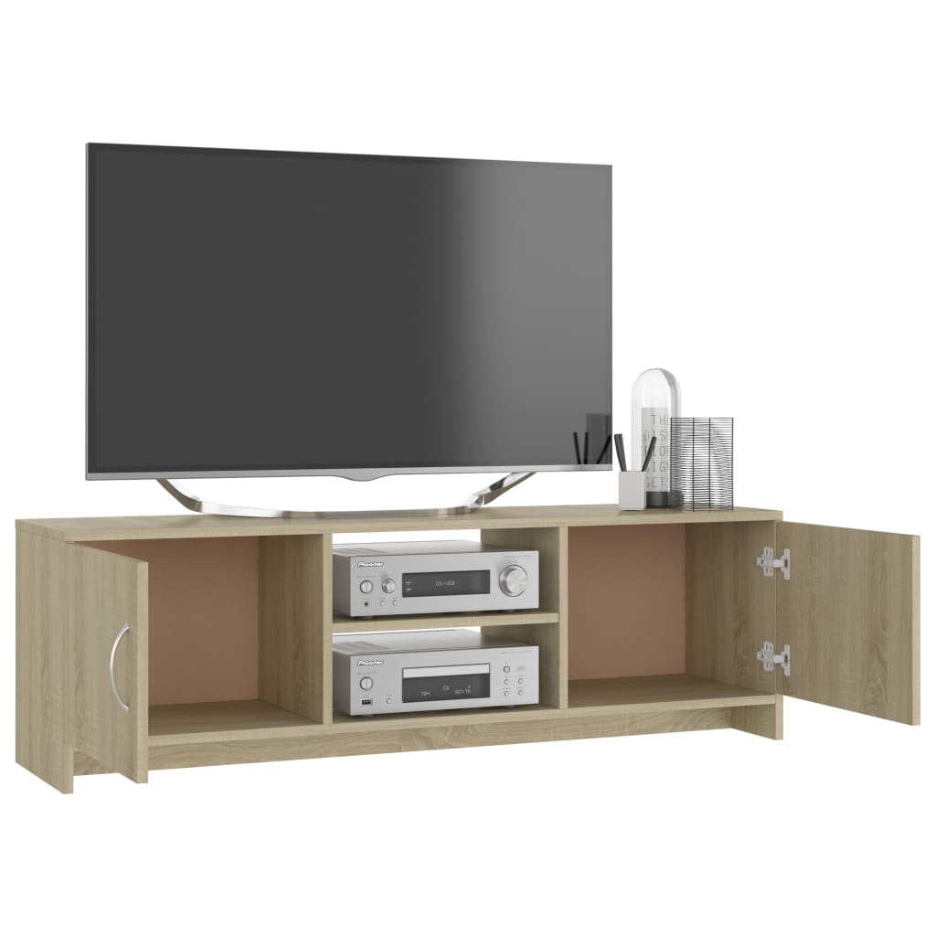 Mobile Porta TV Rovere Sonoma 120x30x37,5 cm Legno Multistrato - homemem39