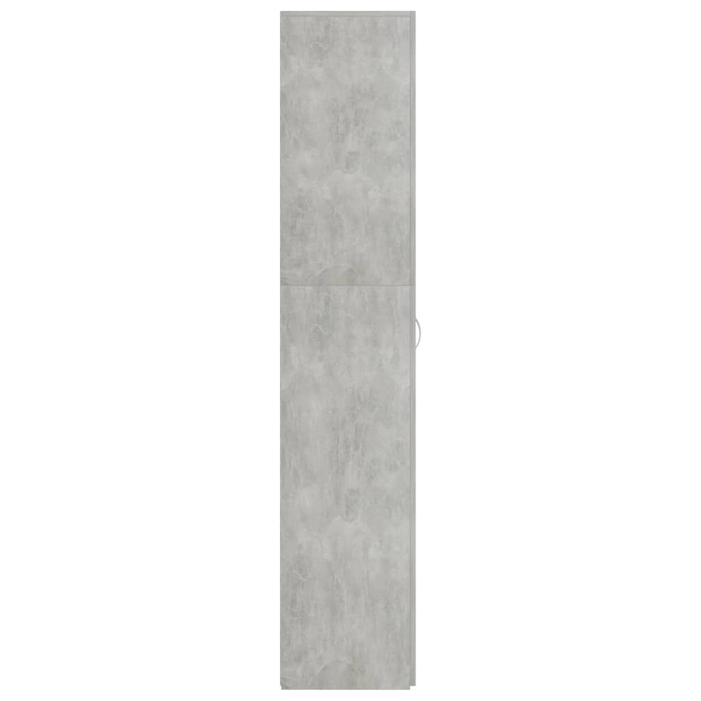 Scarpiera Grigio Cemento 80x35,5x180 cm in Truciolato - homemem39