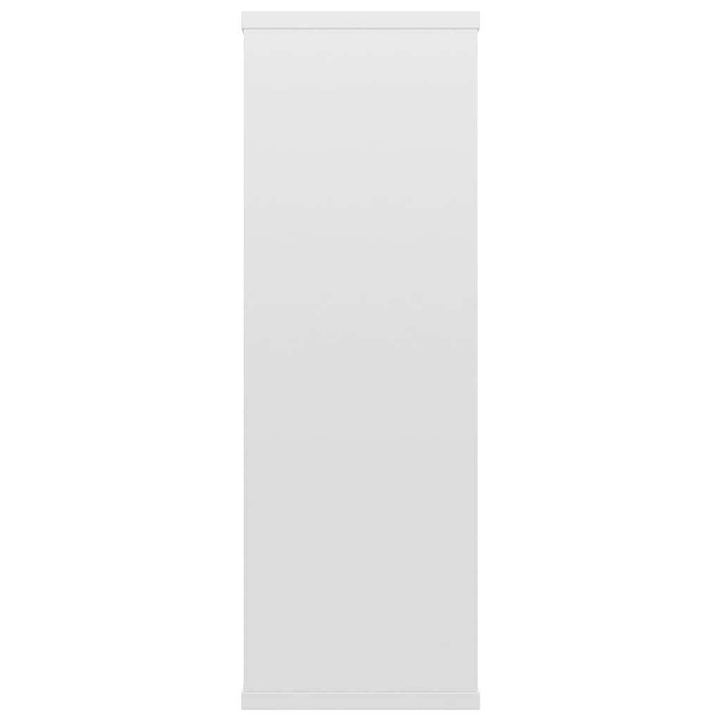Mensole a Muro Bianco Lucido 104x20x58,5 cm in Truciolato - homemem39