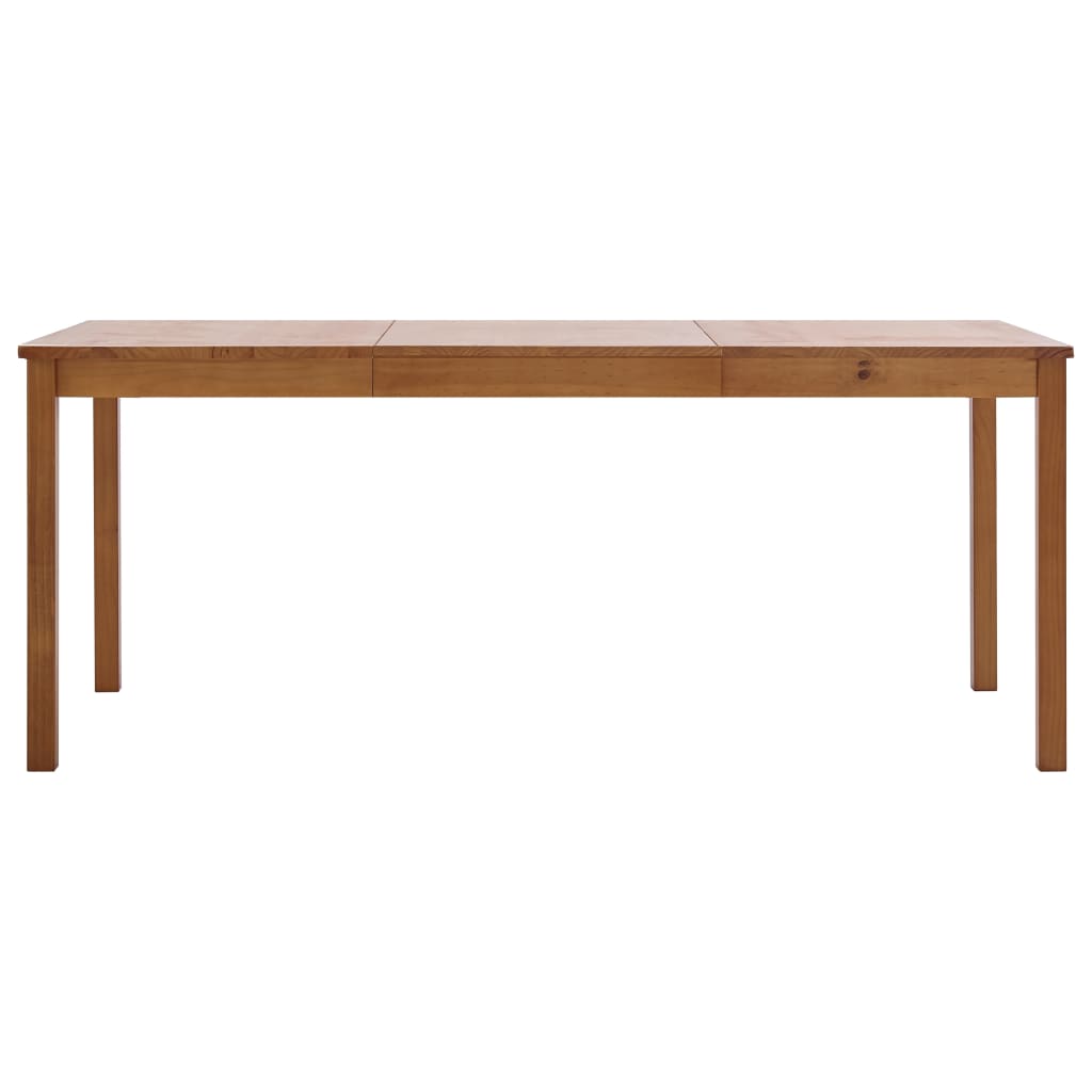 Tavolo da Pranzo Marrone Miele 180x90x73 cm in Legno di Pino - homemem39