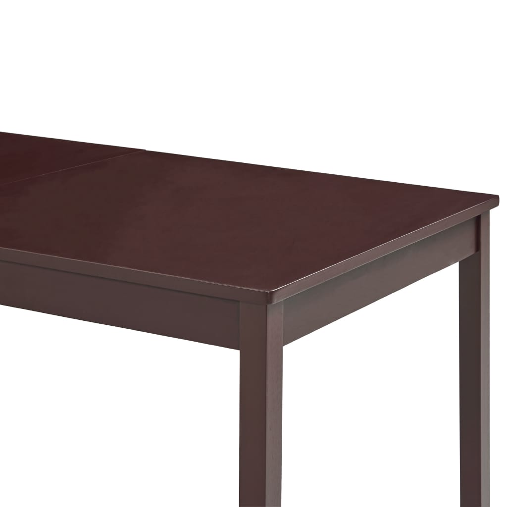 Tavolo da Pranzo Marrone Scuro 180x90x73 cm in Legno di Pino - homemem39