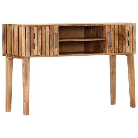 Tavolo Consolle 120x35x76 cm Legno Massello di Acacia - homemem39