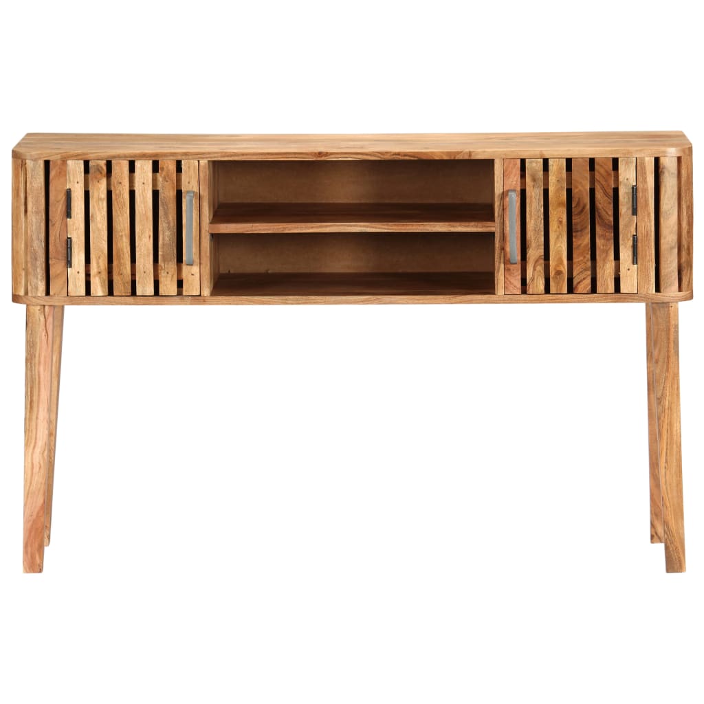 Tavolo Consolle 120x35x76 cm Legno Massello di Acacia - homemem39