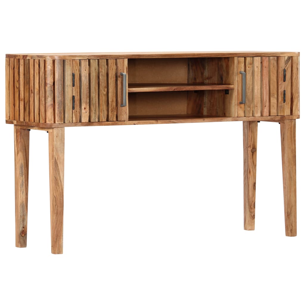 Tavolo Consolle 120x35x76 cm Legno Massello di Acacia - homemem39