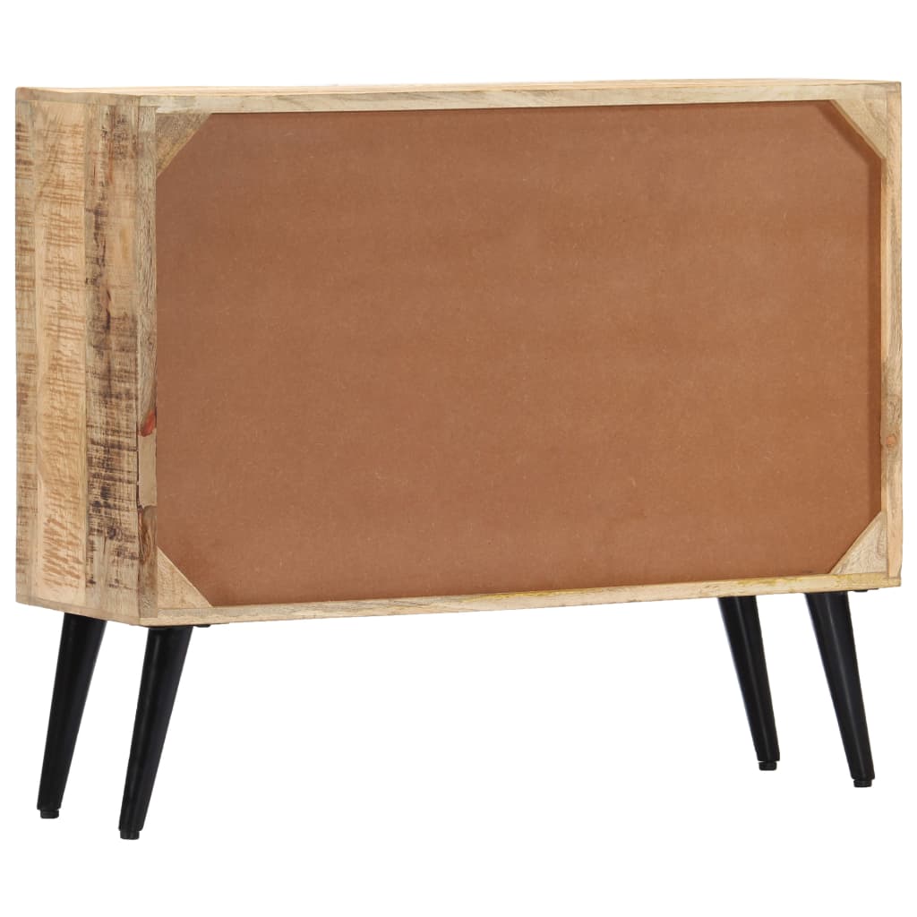 Credenza 88x30x73 cm in Legno Massello di Mango - homemem39