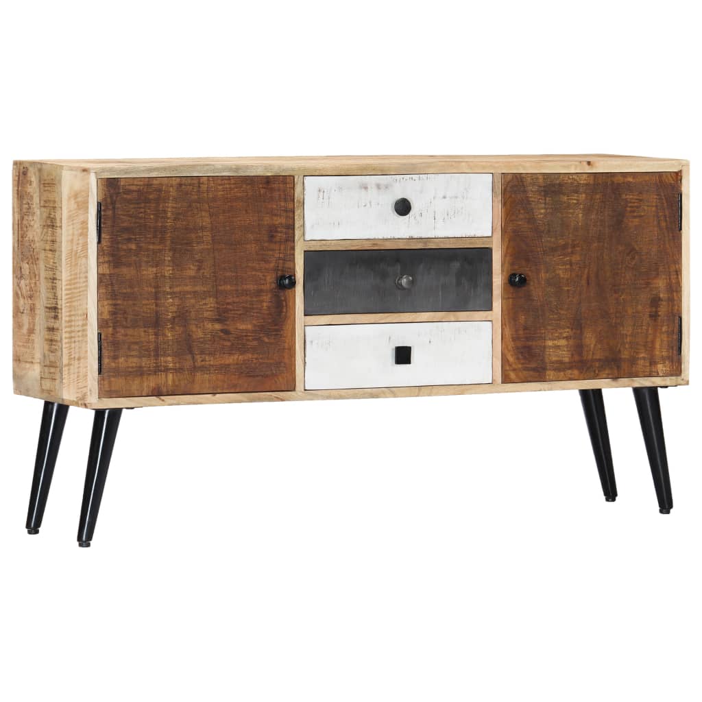 Credenza 118x30x62 cm in Legno Massello di Mango - homemem39