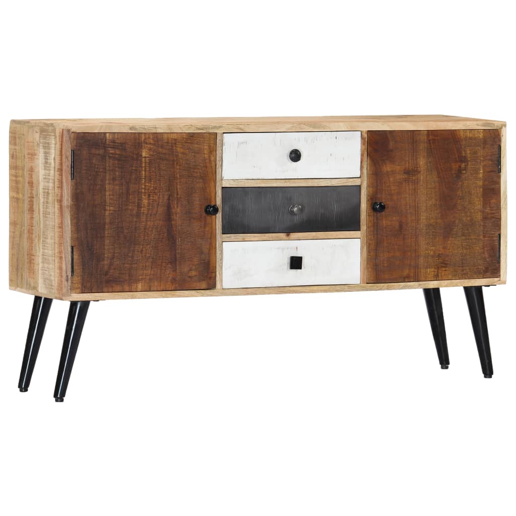 Credenza 118x30x62 cm in Legno Massello di Mango - homemem39