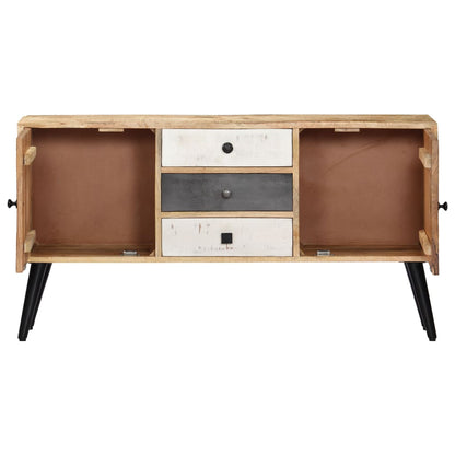 Credenza 118x30x62 cm in Legno Massello di Mango - homemem39