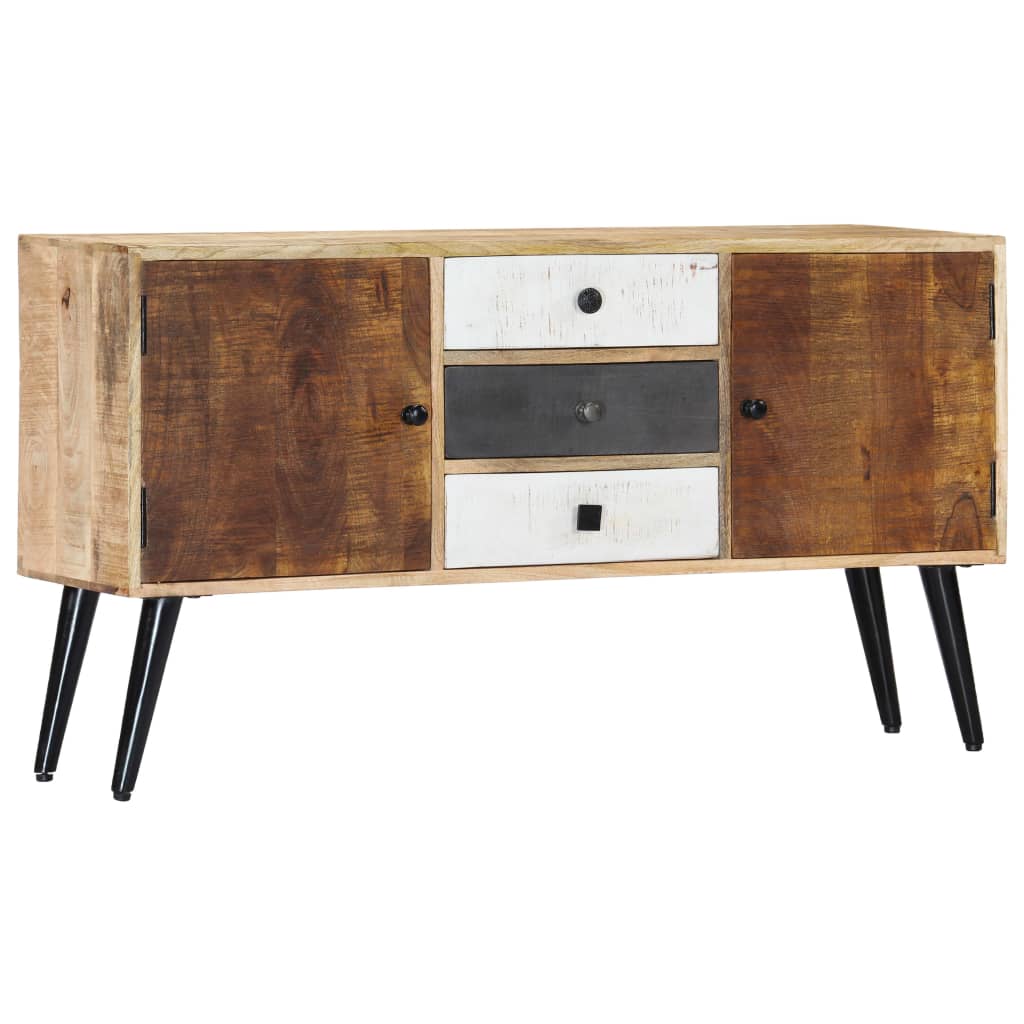 Credenza 118x30x62 cm in Legno Massello di Mango - homemem39