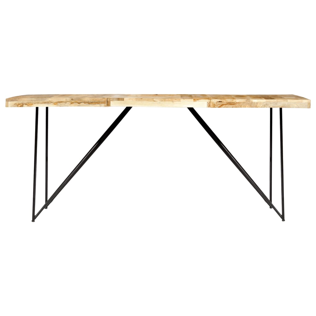 Tavolo da Pranzo 180x90x76 cm in Legno Massello di Mango - homemem39