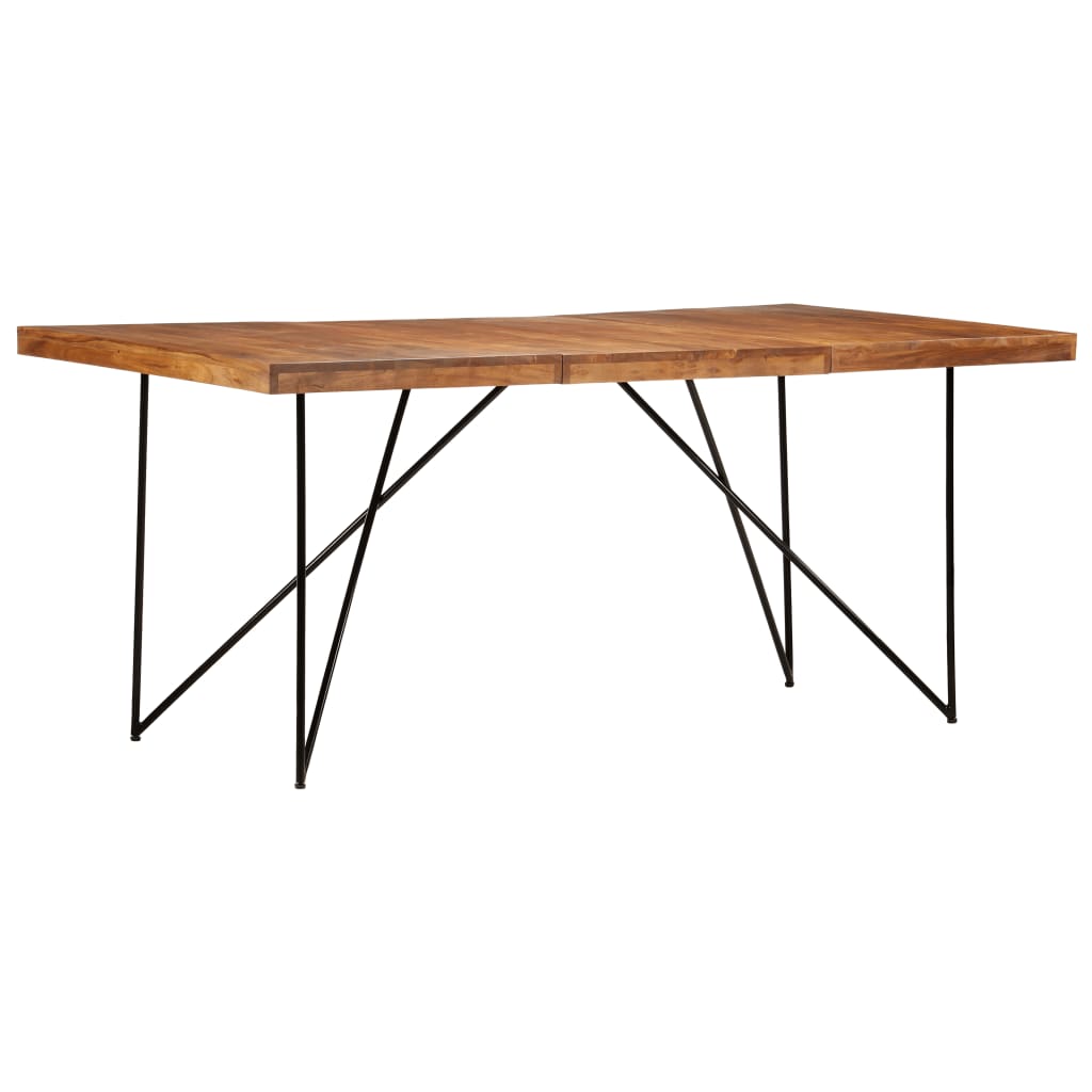 Tavolo da Pranzo 180x90x76 cm in Legno Massello di Acacia - homemem39