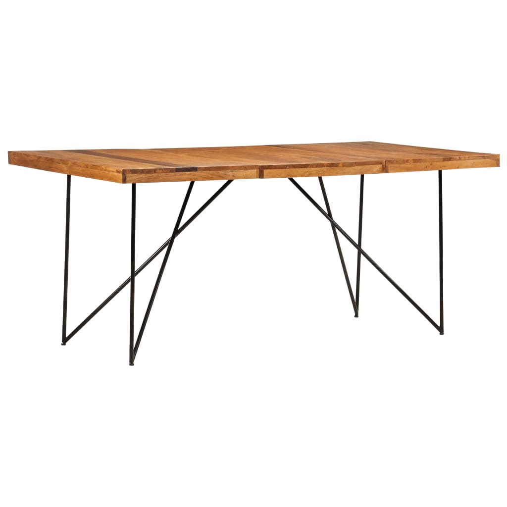 Tavolo da Pranzo 180x90x76 cm in Legno Massello di Acacia - homemem39