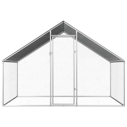 Gabbia per Polli da Esterno 2,75x2x1,92m in Acciaio Zincato - homemem39