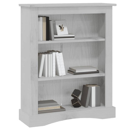 Libreria a 3 Livelli in Pino Corona Range Grigio 81x29x100 cm - homemem39