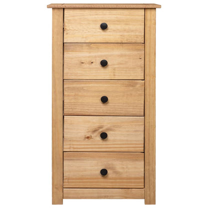 Credenza 46x40x89 cm in Legno Massello di Pino Panama Range - homemem39