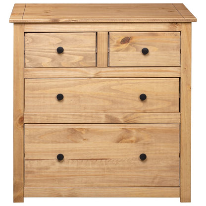 Credenza 80x40x83 cm in Legno Massello di Pino Panama Range - homemem39