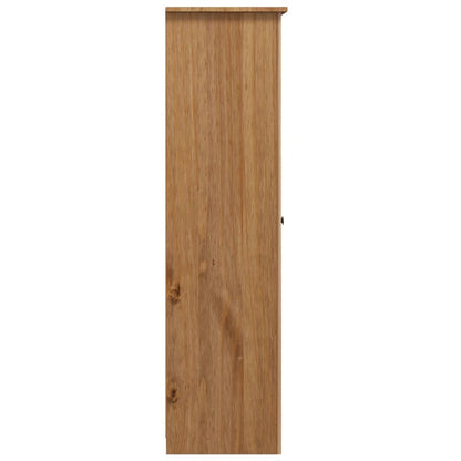 Armadio a 3 Ante 118x50x171,5cm Legno di Pino Panama Range - homemem39